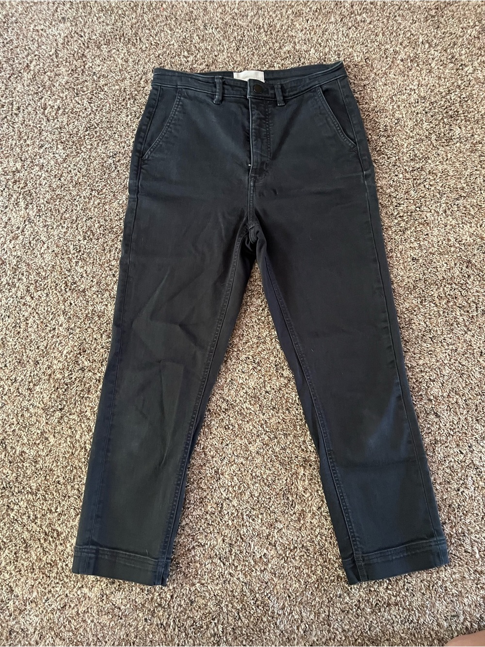 Everlane Black Slim Leg Crop Jean